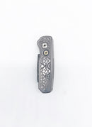 Pro-Tech Runt 5 Custom 001 Since 1999 Vegas Forge Damascus Blade Nextus Textured 17-4 Steel Handles