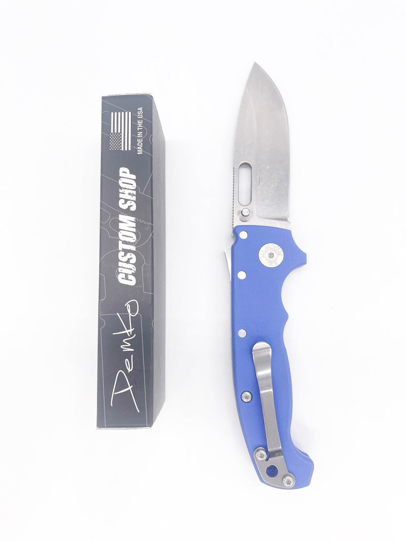 Demko Knives AD20 3.5" Elmax Blue G10 U.S.A. Made