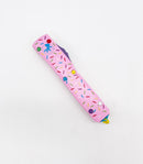 Microtech Ultratech D/E OTF 3.4" Blue Bohler M390 Pink Donut Handles ***PRE-OWNED**