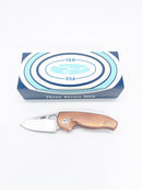 TRM Nerd Linerlock 2.2" Stonewash Magnacut 3D Contoured Copper Scales
