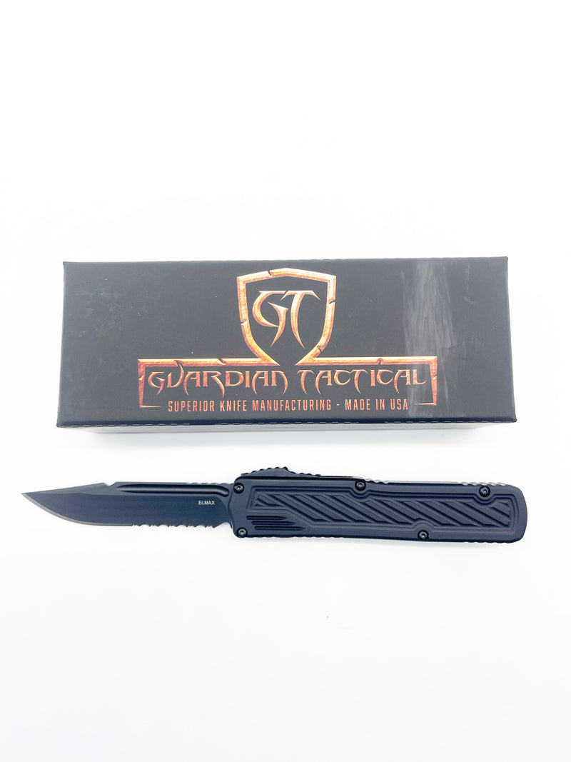 Guardian Tactical Scout OTF 143112 Black Tactical S/E Serrated