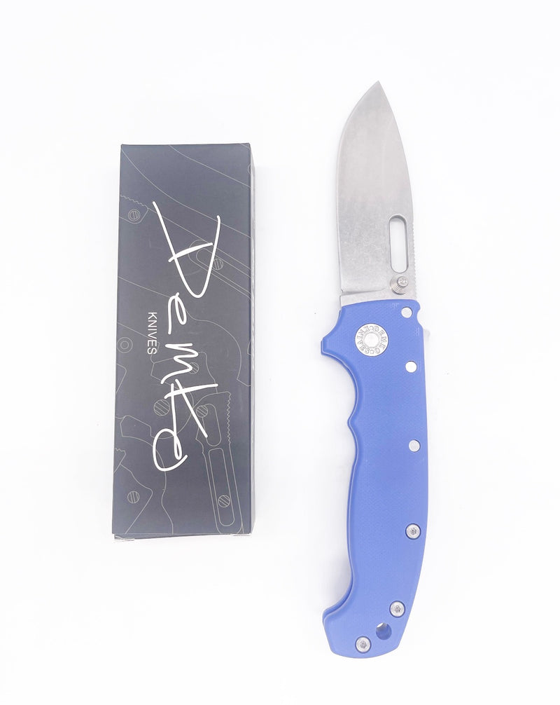 Demko Knives AD20 3.5" Elmax Blue G10 U.S.A. Made