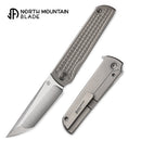 North Mountain Blade Kick Stop Chop Japanese Style ZDP-189 Grid Titanium Handle
