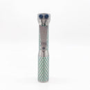 Dawson Machine Craft Divot Slimmer Titanium EDC Flashlight – Anodized Satin Finish, 10440 Battery