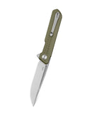Bestechman "Crocodile" Dundee 3.35in M-Cut (Magnacut) Blade G10 Crocodile Textured Handles
