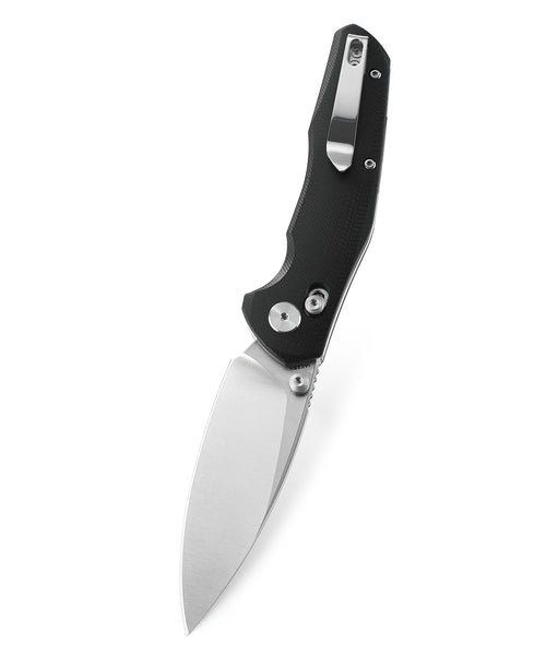 BESTECHMAN RONAN BMK02A: 3.26" 14C28N Steel Blade, G10 Scales, B-Lock, Folding Knife. Black.