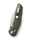 BESTECHMAN RONAN BMK02B: 3.26" 14C28N Steel Blade, G10 Scales, B-Lock, Folding Knife. OD Green.