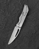 Bestech Mini Taipan BT2603C MagnaCut Blade 3.25 Inch Vertical Satin Flat Satin Finish Detail