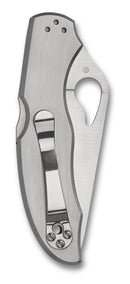 Byrd Harrier 2 – 3.39" Satin Plain Edge 8Cr13MoV Stainless Steel Handle Back Lock – BY01P2