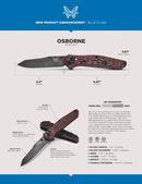 Benchmade Osborne 940BK‑2502 Limited Edition – CPM‑MagnaCut Reverse Tanto