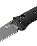 Benchmade 537GY-03 Bailout AXIS Folding Knife 3.38" CPM-M4 Tungsten Gray Tanto Plain Blade Black Aluminum Handles