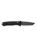 Benchmade 537GY-03 Bailout AXIS Folding Knife 3.38" CPM-M4 Tungsten Gray Tanto Plain Blade Black Aluminum Handles