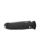 Benchmade 537GY-03 Bailout AXIS Folding Knife 3.38" CPM-M4 Tungsten Gray Tanto Plain Blade Black Aluminum Handles