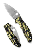 Spyderco Manix 2 Salt C101GBKYLMCP2 – 3.37" CPM MagnaCut PlainEdge Ball Bearing Lock Knife with Yellow/Black G10 Handle