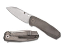 Spyderco Techno 3 R.I.L. Flipper Knife - 2.64" Satin CTS-XHP Blade, Titanium Handles | C158TIP3
