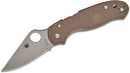 Spyderco Para 3 Lightweight Sprint Run – 2.93" CPM-15V Blade, Brown FRN Handles – C223PBN15V