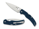 Spyderco Native Chief Back-Lock Folding Knife 4.08" Satin CPM-SPY27 Blade, Cobalt Blue G10 Handles - C244GPCBL