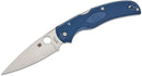 Spyderco Native Chief Lightweight – 4.02" Satin CPM-S110V Drop Point Blade, Dark Blue FRN Handles – C244PDBL