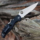 Spyderco Stretch™ 2 XL Lightweight – 3.92" VG-10 SpyderEdge Blade, Black FRN Handle – C258SBK