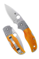 Spyderco Native 5 50th Anniversary Amber Bone CPM S90V Sprint Run C41BA50TH