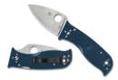 SPYDERCO LIL TEMPERANCE 3 LIGHTWEIGHT 2.92" Satin K390 Blue FRN Compression Lock