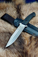 North Mountain Blade Bear Hunt Hiroshii Suzuki Handmade Japanese SKD11 Steel Carbon Fiber Handle
