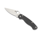 Spyderco Paramilitary 2 – 3.45" Maxamet PlainEdge Blade, Dark Grey G-10 Handle with Compression Lock – C81GPDGY2