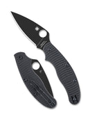 Spyderco UK Penknife Salt C94GMCBKP 2.95" MagnaCut Black DLC Blade - Black G10
