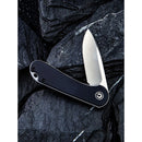 Civivi Elementum EDC Folding Knife 2.96in D2 Steel Black G10 Handles (C907A)