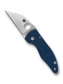 Spyderco MicroJimbo CPM-SPY27 – 2.45" Wharncliffe EDC Folding Knife with Cobalt Blue G-10 Handle & Compression Lock