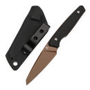 Tenable Parr G011B2 – 3.12" Stonewashed CPM S35VN Drop Point Blade, Copper Carbon Fiber Handle, Liner Lock