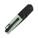 Kansept Warrior T1005S4 – Black TiCN/Stonewashed D2 Blade, Jade G10 & Black Aluminum Bolster, Kim Ning Design