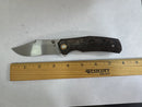 North Mountain Blade Jellyfish 4th Generation 3.5in M390 Blade Brown Ceramic Carbon Fiber Handle