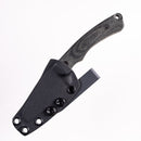Tactile Knife Co Redhawk Fixed Blade 2.75in Black Cerakote Magnacut Blade Black Micarta Handles Kydex Sheath