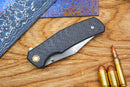 North Mountain Blade Jellyfish 4thGen 3.5in Böhler M390 Black Carbon Fiber Handle