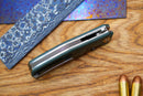 North Mountain Blade Jellyfish 4thGen 3.5" Böhler M390 Titanium Frame Ceramic Carbon Fiber Handle Blue