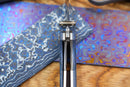 North Mountain Blade Jellyfish 4th Generation 3.5in M390 Blade Blue Ceramic Carbon Fiber Handle