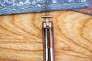 North Mountain Blade Jellyfish 4th Generation 3.5in M390 Blade Titanium Frame Ceramic Carbon Fiber Handle Red Orange