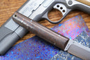 North Mountain Blade Chop Mini Fixed 3.5" SLD-Magic Full Tang Steel Copper Infused Carbon Fiber Handle