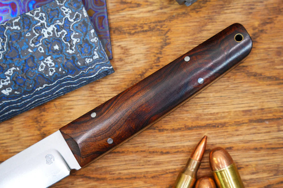 North Mountain Blade Chop Mini Fixed Desert Ironwood Knife