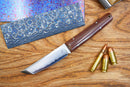 North Mountain Blade Chop Mini Fixed 3.5" SLD-Magic Full Tang Steel Old Fashioned Micarta Handle