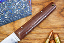 North Mountain Blade Chop Mini Fixed 3.5" SLD-Magic Full Tang Steel Old Fashioned Micarta Handle