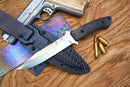 North Mountain Blade Bear Hunt Hiroshii Suzuki Handmade Japanese SKD11 Steel Carbon Fiber Handle