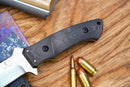 North Mountain Blade Bear Hunt Hiroshii Suzuki Handmade Japanese SKD11 Steel Carbon Fiber Handle