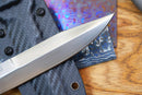 North Mountain Blade Bear Hunt Hiroshii Suzuki Handmade Japanese SKD11 Steel Carbon Fiber Handle