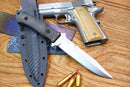 North Mountain Blade Bear Hunt Hiroshii Suzuki Handmade Japanese SKD11 Steel Carbon Fiber Handle