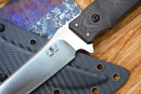 North Mountain Blade Utility B Hiroshii Suzuki Handmade Japanese SKD11 Steel Carbon Fiber Handle