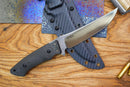 North Mountain Blade Utility B Hiroshii Suzuki Handmade Japanese SKD11 Steel Carbon Fiber Handle