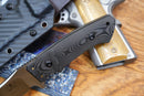 North Mountain Blade Utility B Hiroshii Suzuki Handmade Japanese SKD11 Steel Carbon Fiber Handle