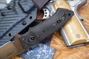 North Mountain Blade Utility B Hiroshii Suzuki Handmade Japanese SKD11 Steel Carbon Fiber Handle